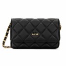 DARK Leather Quilted Mini Bag Black thumbnail