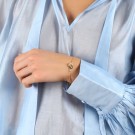 SNÖ OF SWEDEN - Connected Chain Bracelet Gold/Clear thumbnail