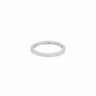 SNÖ OF SWEDEN - Rio Thin Stone Ring Silver/Clear Small thumbnail