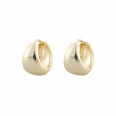 SNÖ OF SWEDEN - Core Pure Oval Earrings Plain Gold